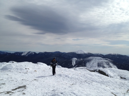 Walking the summit of Algonquin. 
